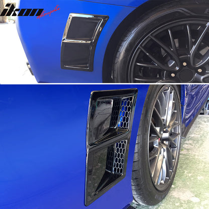 2015-2021 Subaru WRX & STI Unpainted Rear Bumper Side Fender Vent ABS