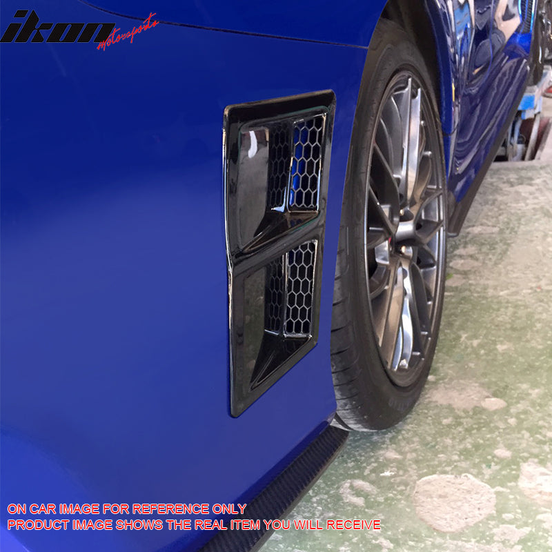 2015-2021 Subaru WRX STI Style Painted #K7X Rear Side Fender Vent ABS