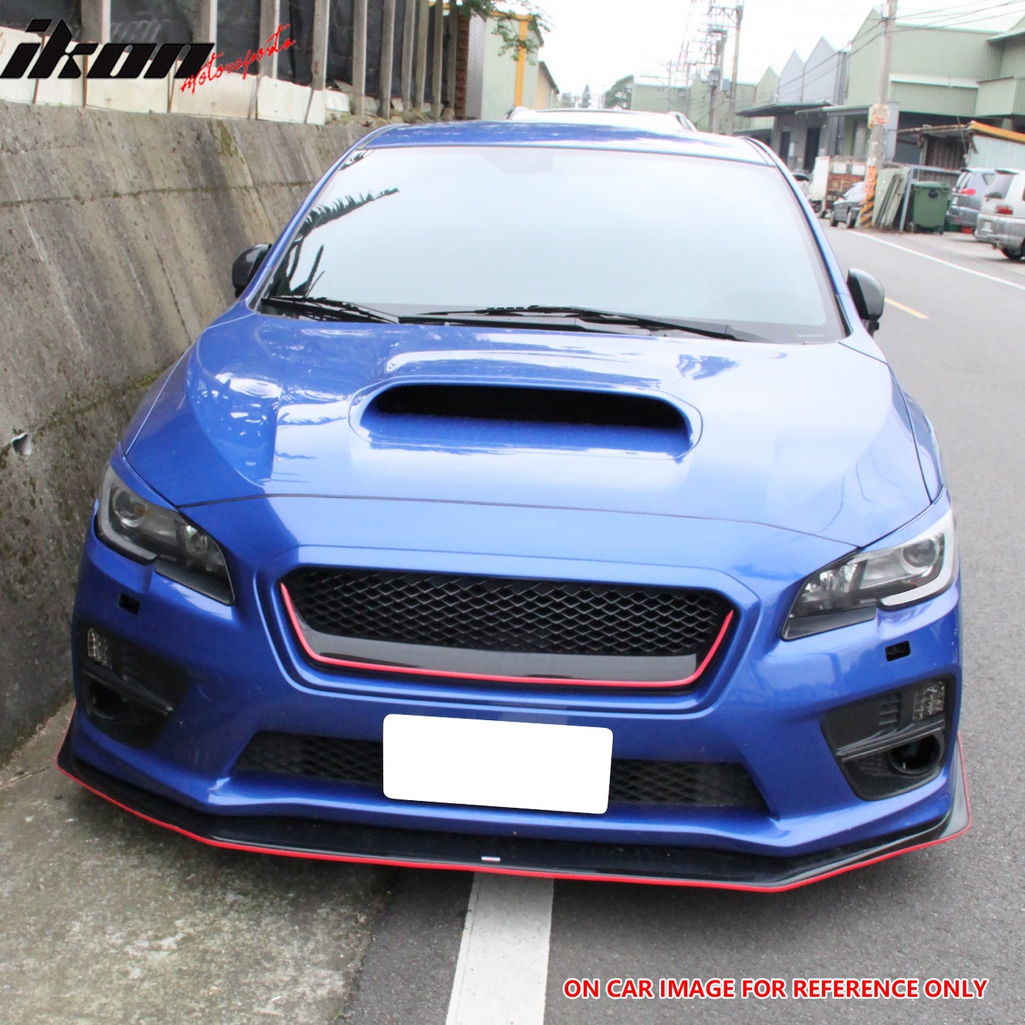 2015-2021 Subaru WRX D Style Unpainted Black Front Hood Bonnet Cover