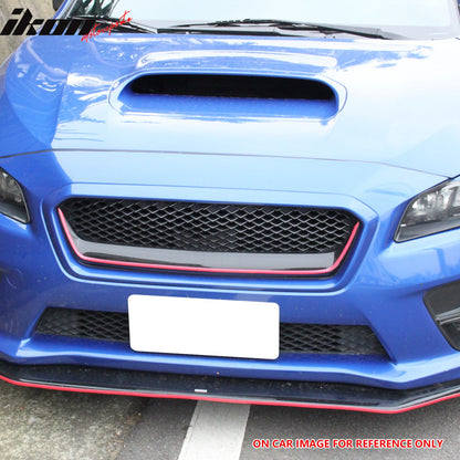 2015-2021 Subaru WRX D Style Unpainted Black Front Hood Bonnet Cover