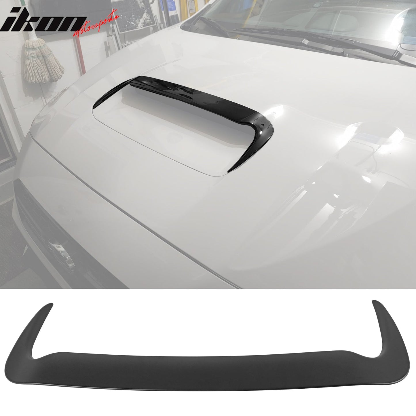 2015-2021 Subaru WRX D Style Matte Black Front Hood Bonnet Cover