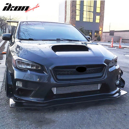 2015-2021 Subaru WRX STI IKON V6 Style Unpainted Front Bumper Lip PU