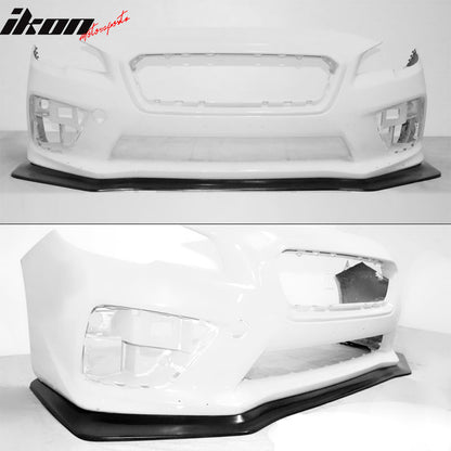 2015-2021 Subaru WRX STI IKON V6 Style Unpainted Front Bumper Lip PU