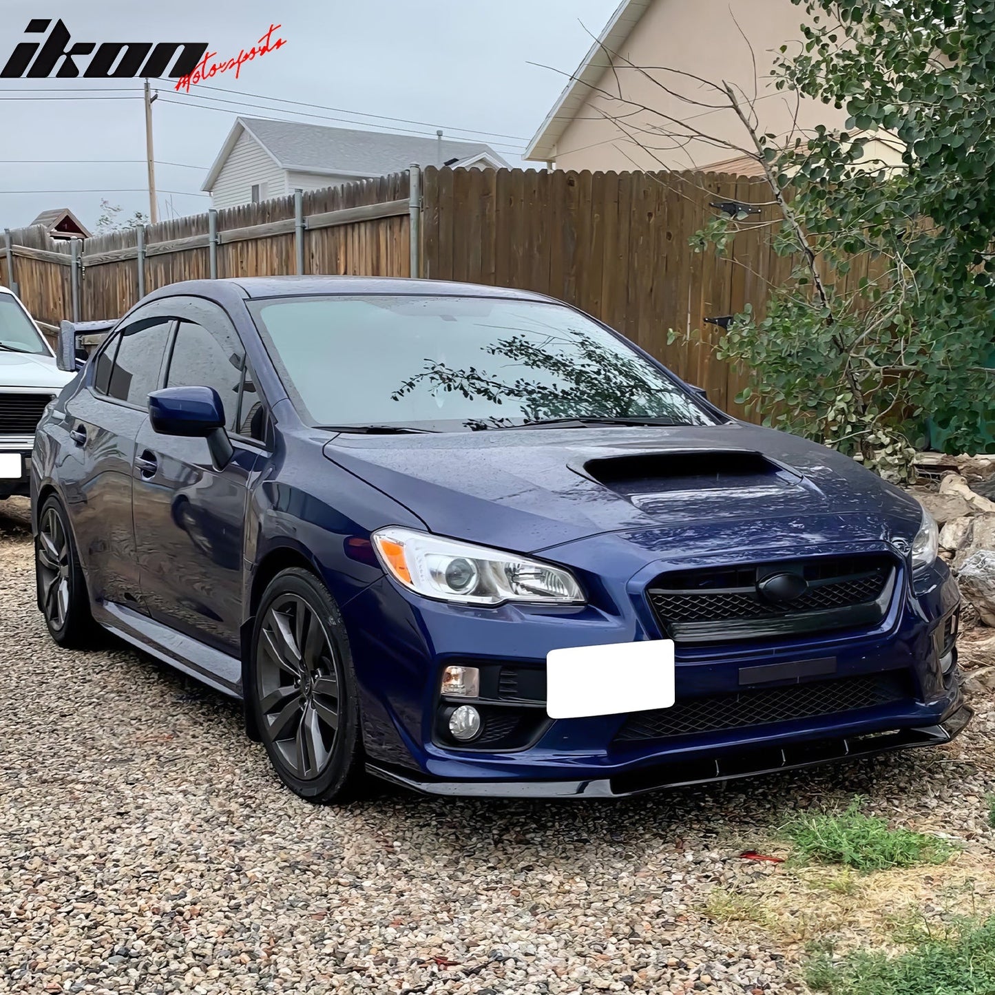 2015-2021 Subaru WRX STI MPX Style Gloss Black Front Bumper Lip PP 3PC