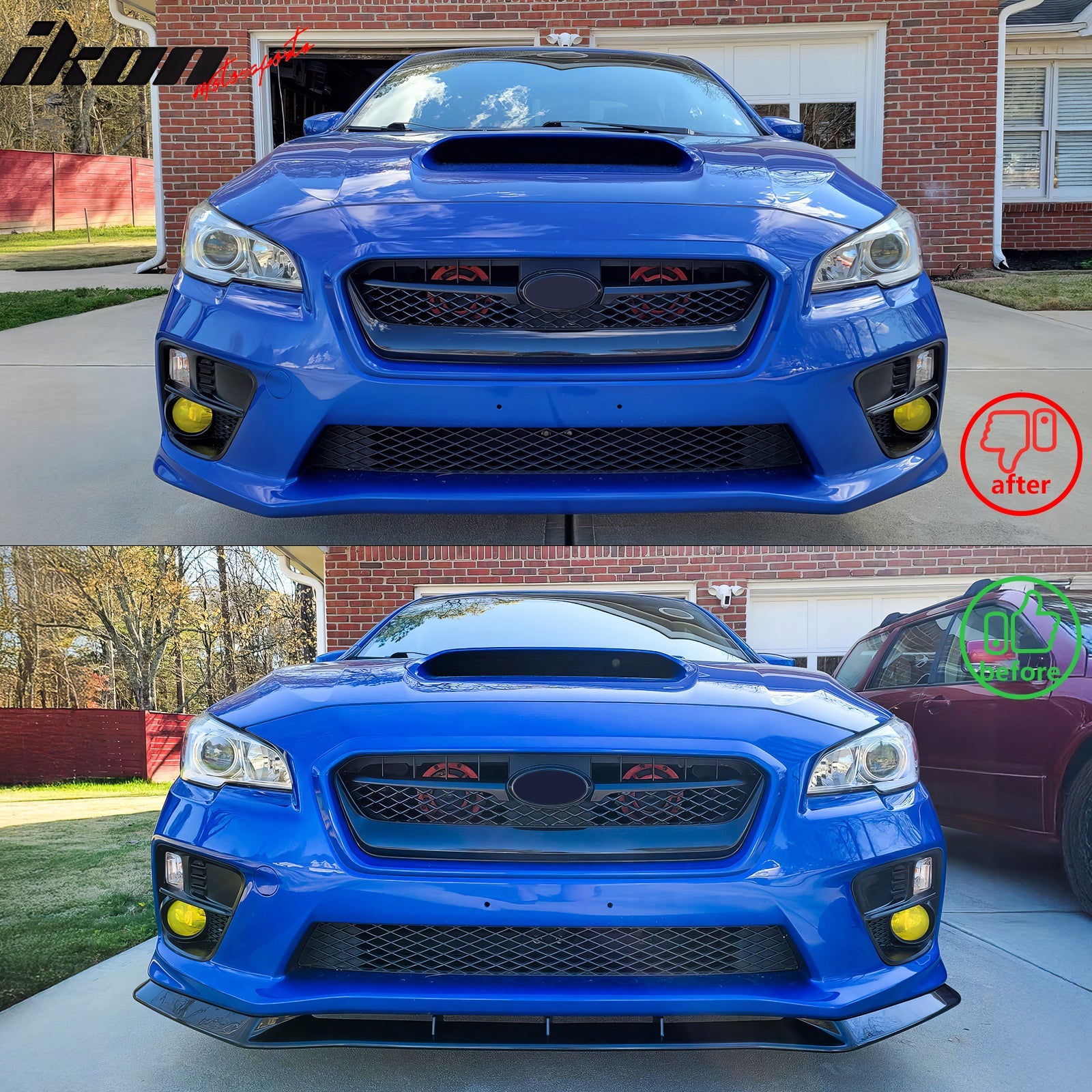 2015-2021 Subaru WRX STI MPX Front Bumper Lip PP