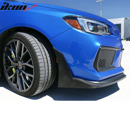 2015-2021,Subaru WRX STI CS Style Front Bumper Lip Winglet PU