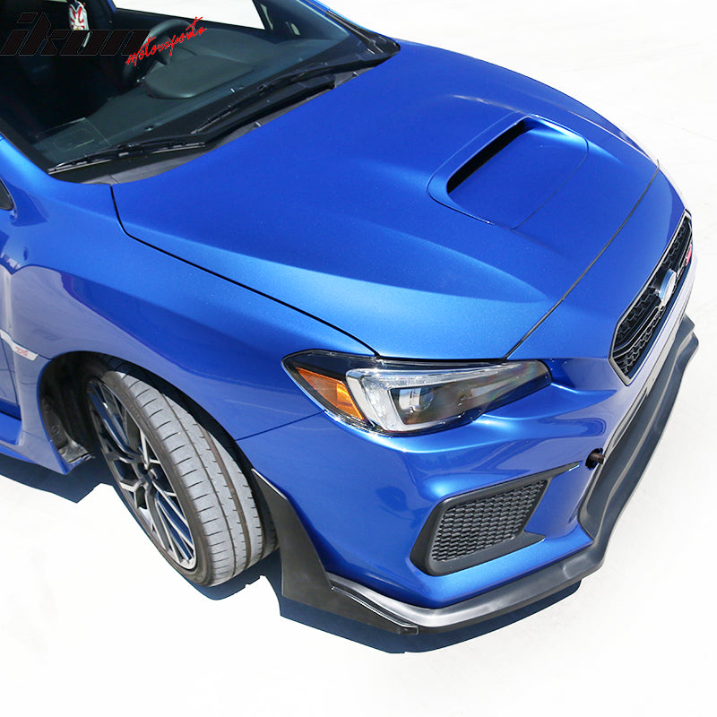 2015-2021,Subaru WRX STI CS Style Front Bumper Lip Winglet PU