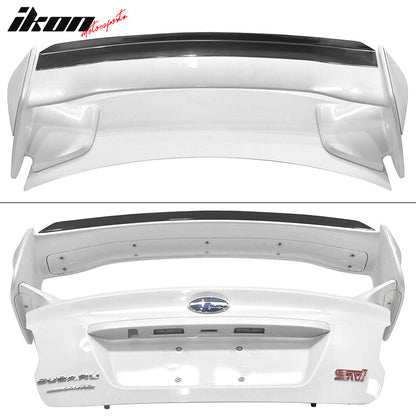 2015-2021 Subaru WRX STi Top Gurney Flap Trunk Spoiler Transparent