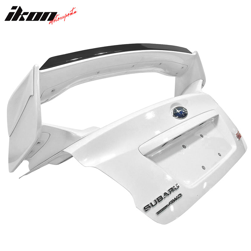 2015-2021 Subaru WRX STi Top Gurney Flap Trunk Spoiler Transparent