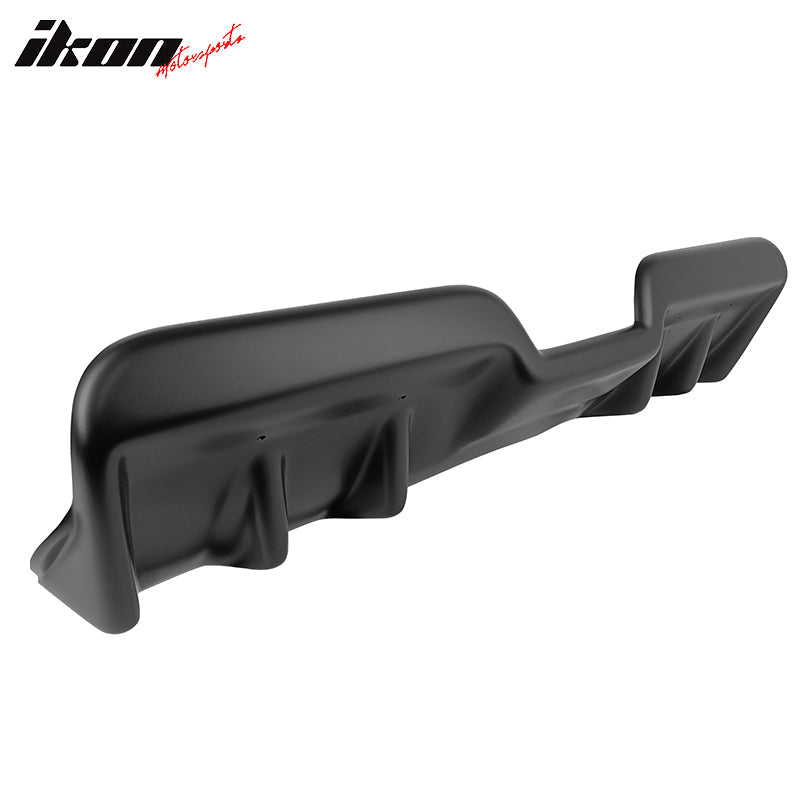 2015-2021 Subaru WRX STI H Style Matte Black Rear Bumper Lip Diffuser