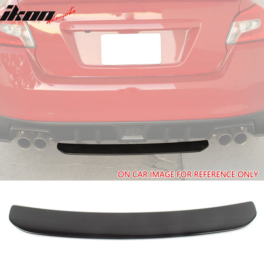 2015-2021 Subaru WRX STI Style Gloss Black Rear Bumper Lip Diffuser