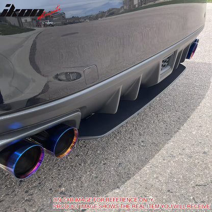 2015-2021 Subaru WRX STI Style Gloss Black Rear Bumper Lip Diffuser