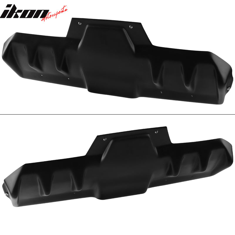 2015-2021 Subaru WRX STI Matte Black Rear Bumper Diffuser PP
