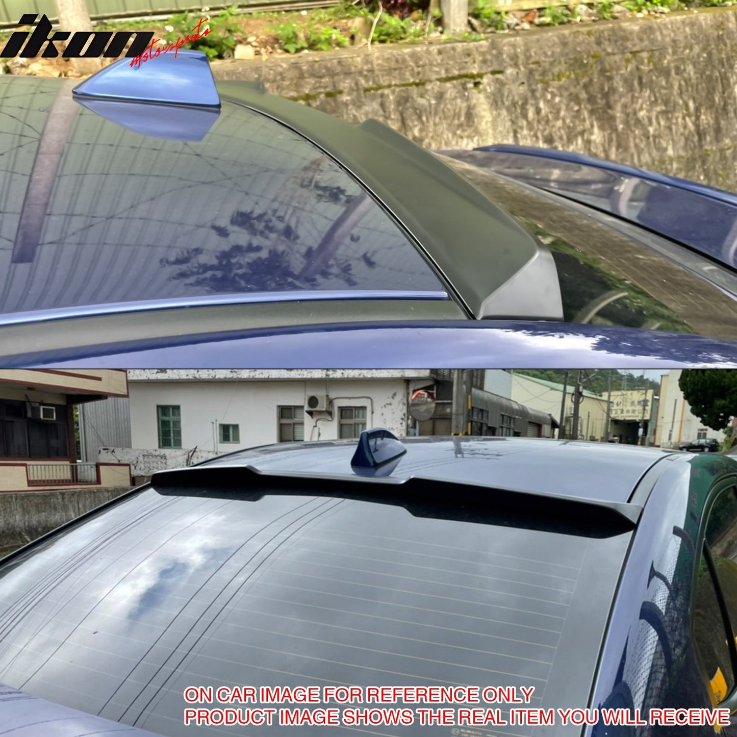 2015-2021 Subaru WRX X Style Matte Black Rear Roof Spoiler Wing ABS
