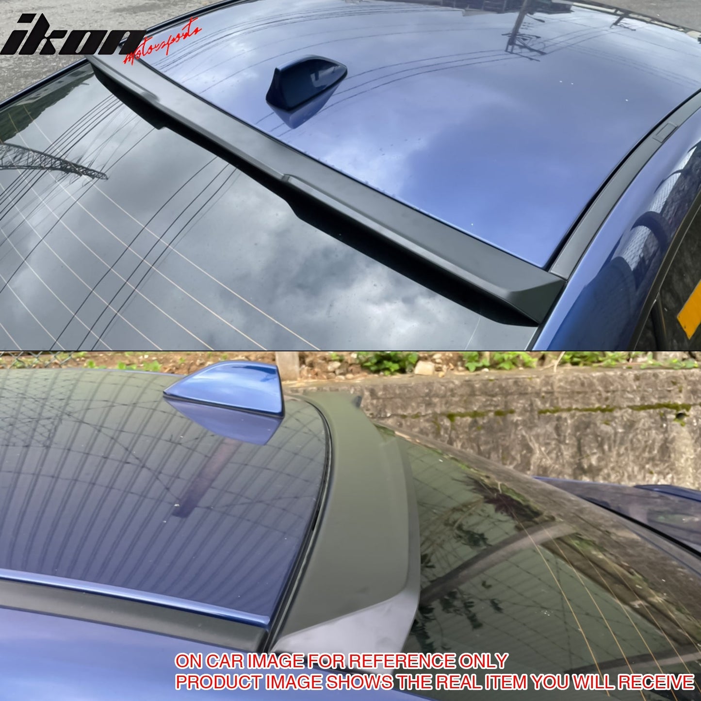 2015-2021 Subaru WRX X Style Matte Black Rear Roof Spoiler Wing ABS