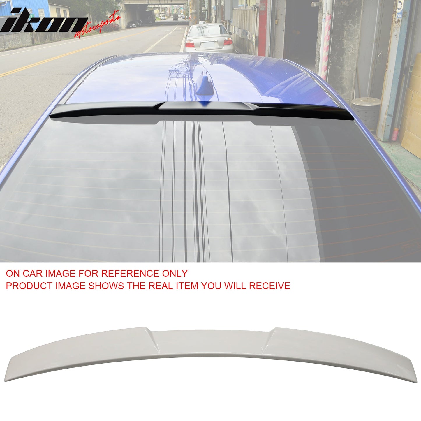 2015-2021 Subaru WRX STI Style Painted Pearl White Roof Spoiler ABS