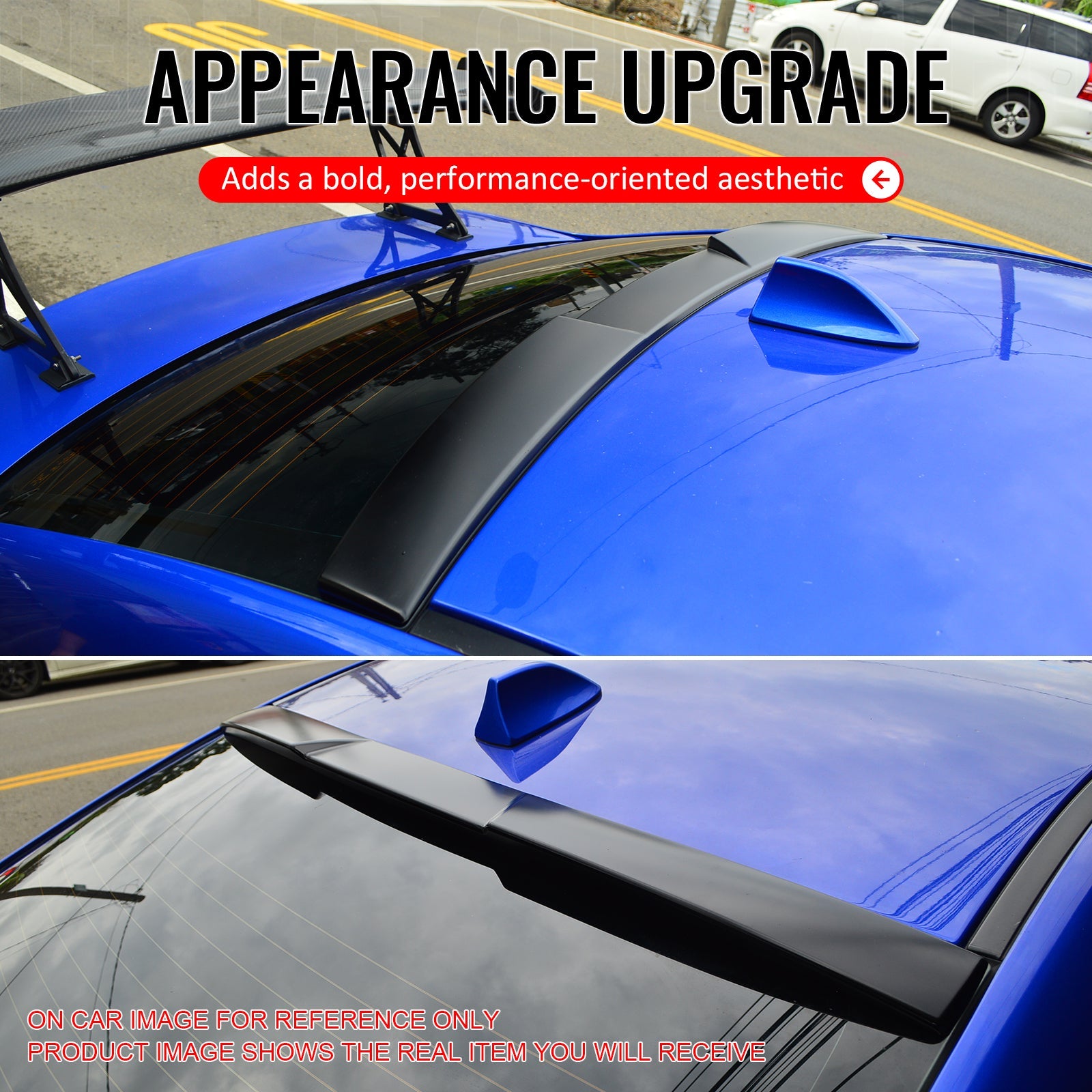 2015-2021 Subaru WRX STI Style Painted Pearl White Roof Spoiler ABS