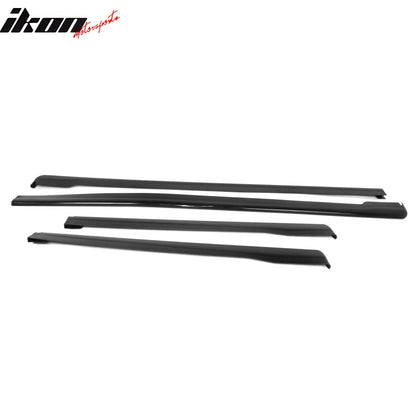 2015-2021 Subaru WRX STI Painted #D4S Black Side Skirts PP