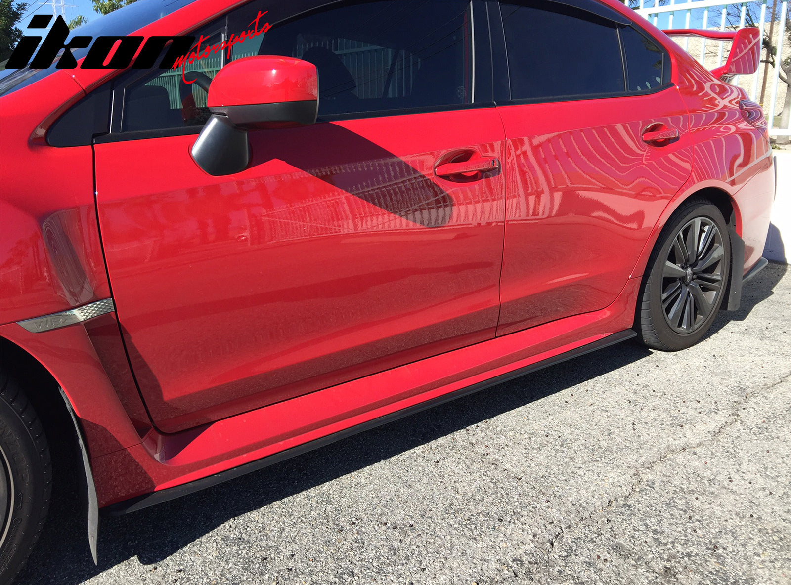 2015-2021 Subaru WRX & WRX STI Side Skirts Extention CDC Style Black