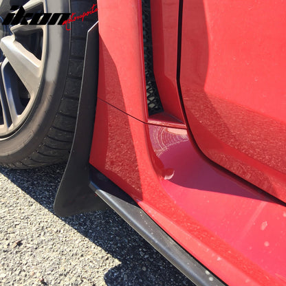 2015-2021 Subaru WRX & WRX STI Side Skirts Extention CDC Style Black