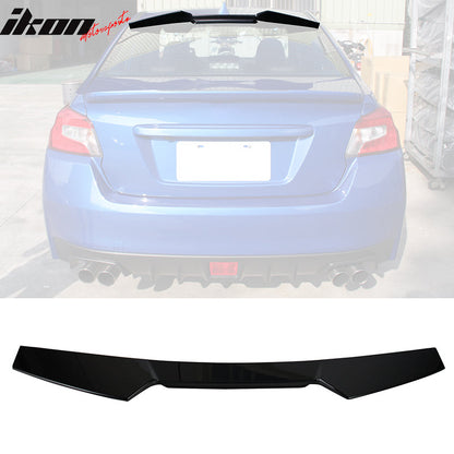 2015-2021 Subaru WRX STI V2 Rear Roof Spoiler #D4S Black Window Visor