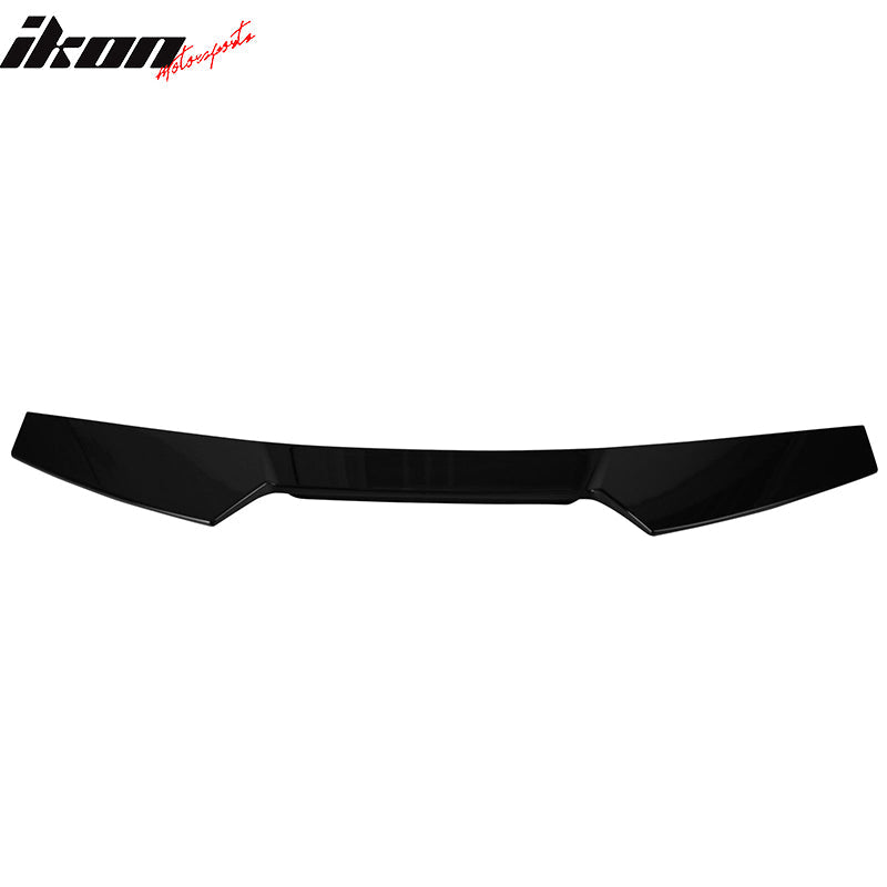 2015-2021 Subaru WRX STI V2 Rear Roof Spoiler #D4S Black Window Visor