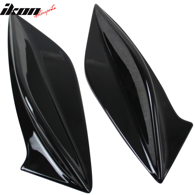 2015-2021 Subaru WRX&STI DTO Style Gloss Black Trunk Spoiler Side Fins