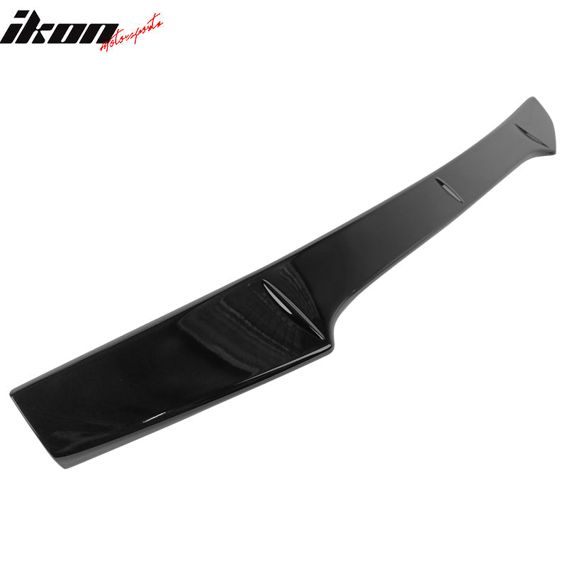 2015-2021 Subaru WRX STI Add-On Trunk Spoiler Gurney Flap Gloss Black