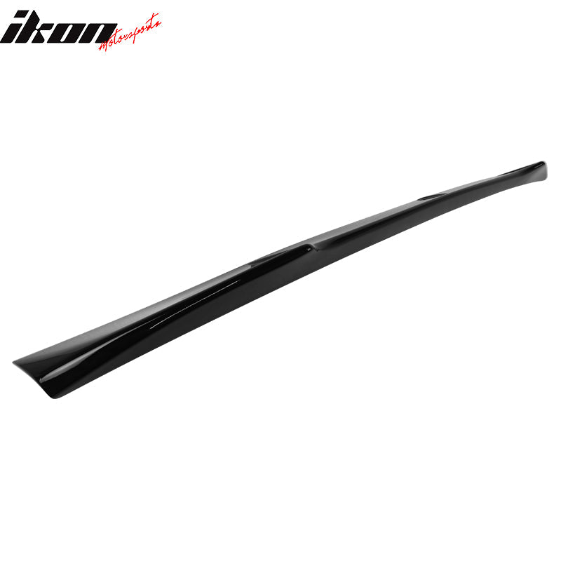 2015-2021 Subaru WRX STI Add-On Trunk Spoiler Gurney Flap Gloss Black