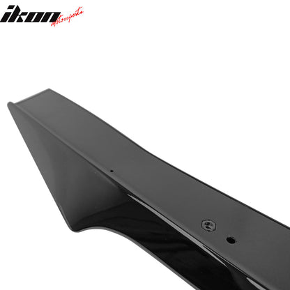 2015-2021 Subaru WRX STI Add-On Trunk Spoiler Gurney Flap Gloss Black