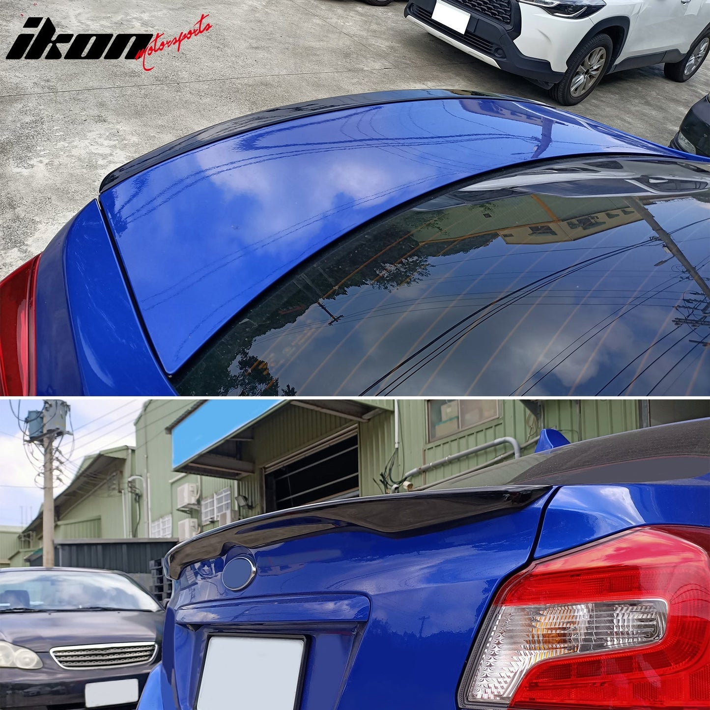 2015-2021 Subaru WRX 2012-2016 Impreza D2 Gloss Black Trunk Spoiler