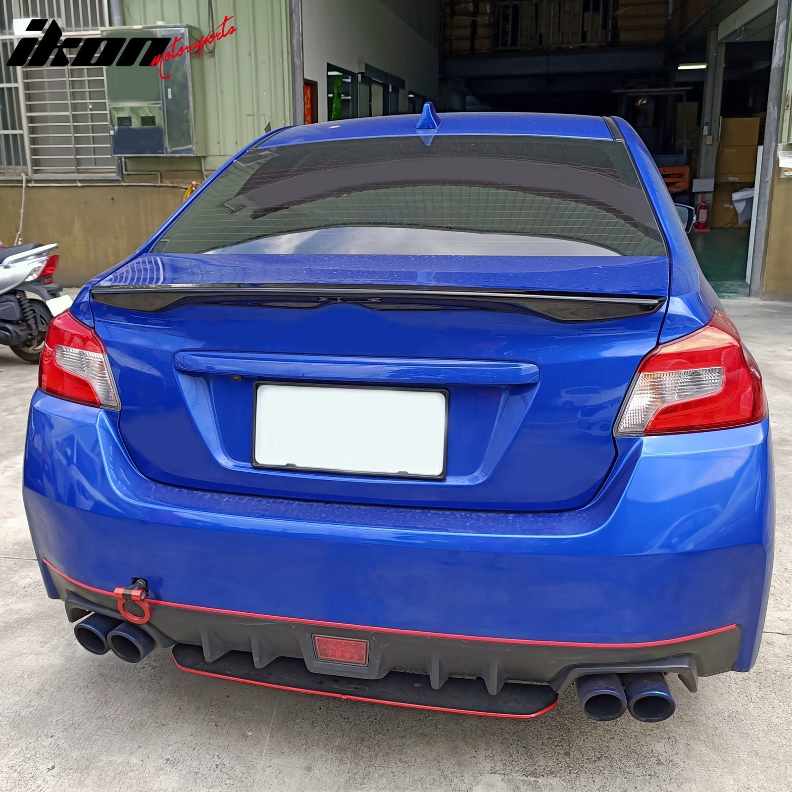 2015-2021 Subaru WRX 2012-2016 Impreza D2 Gloss Black Trunk Spoiler