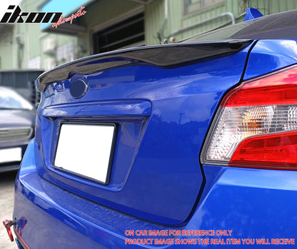2015-2021 Subaru WRX 2012-2016 Impreza D2 Matte Black Trunk Spoiler