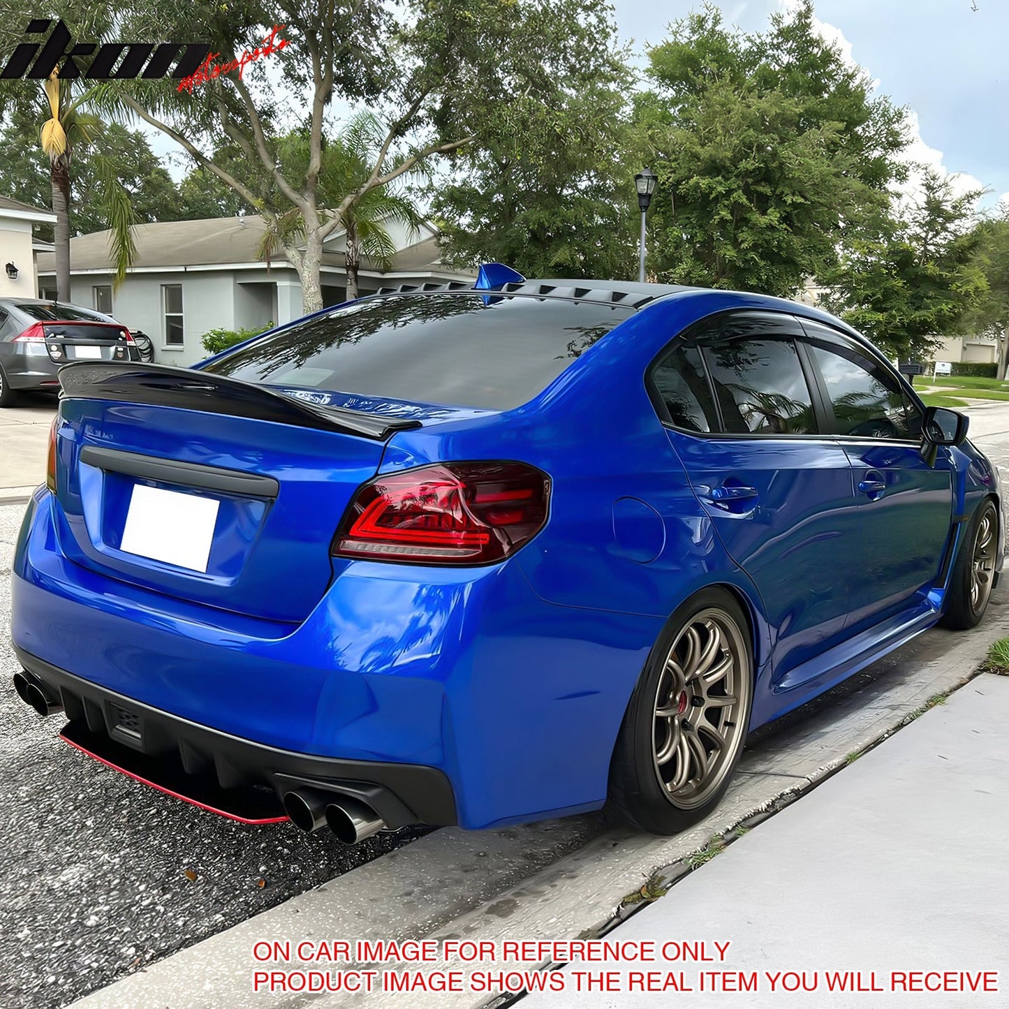 2015-2021 Subaru WRX PSM Crystal Black Silica Pearl Trunk Spoiler ABS