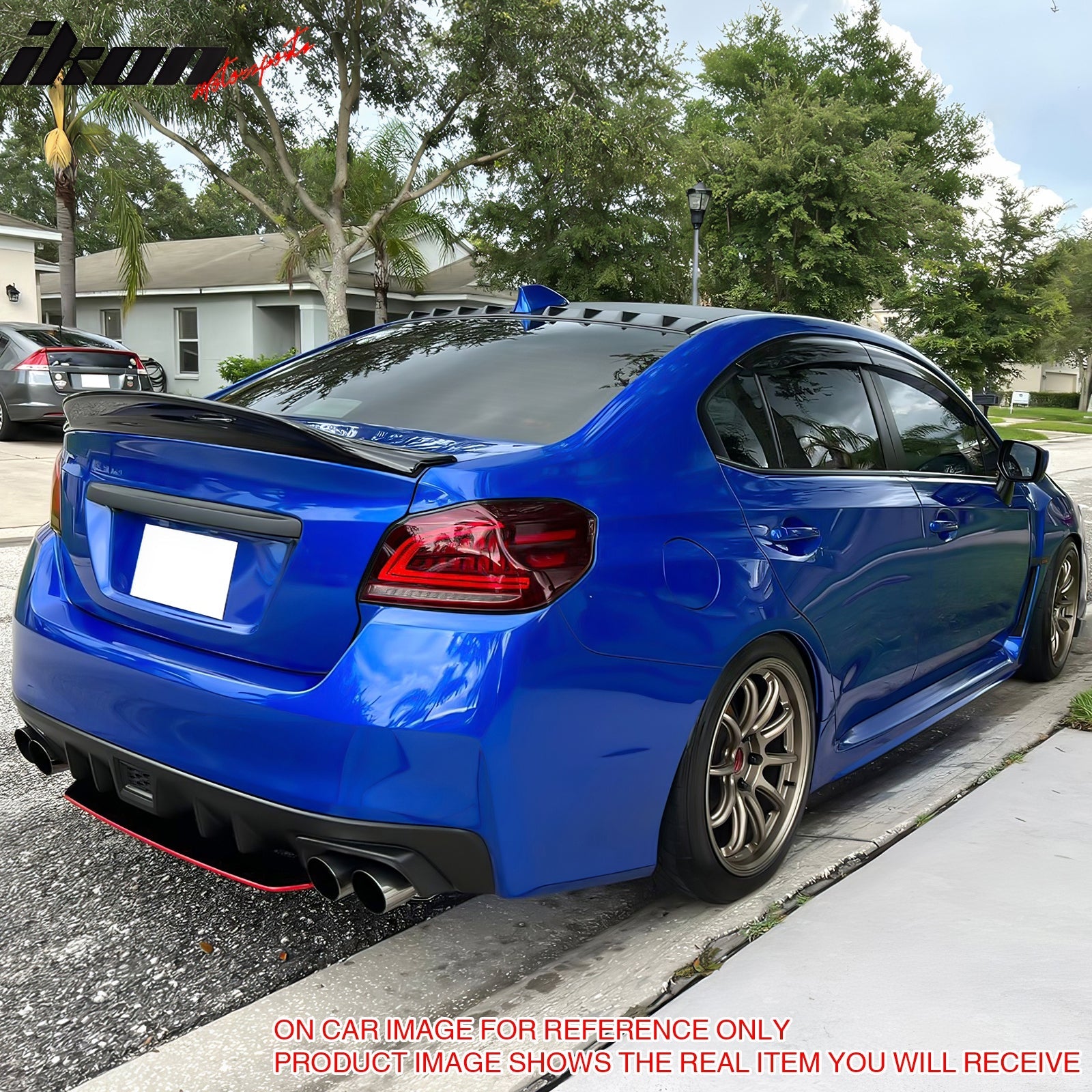 2015-2021 Subaru WRX PSM Crystal Black Silica Pearl Trunk Spoiler ABS