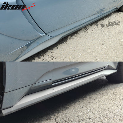 2015-2023 Ford Mustang Side Skirts Dark Horse Style PP Rocker Panel