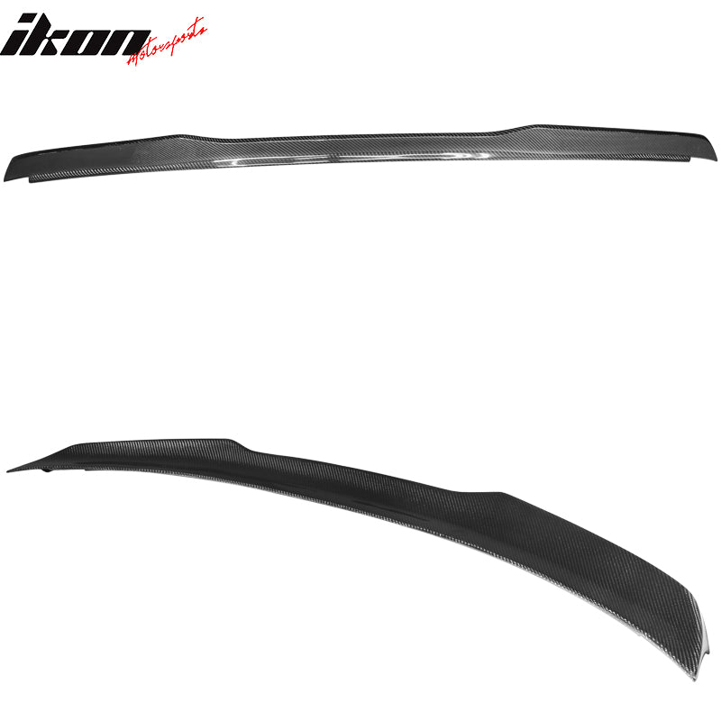 15-23  Ford Mustang H High Kick V Rear Spoiler Wing Matte Carbon Fiber