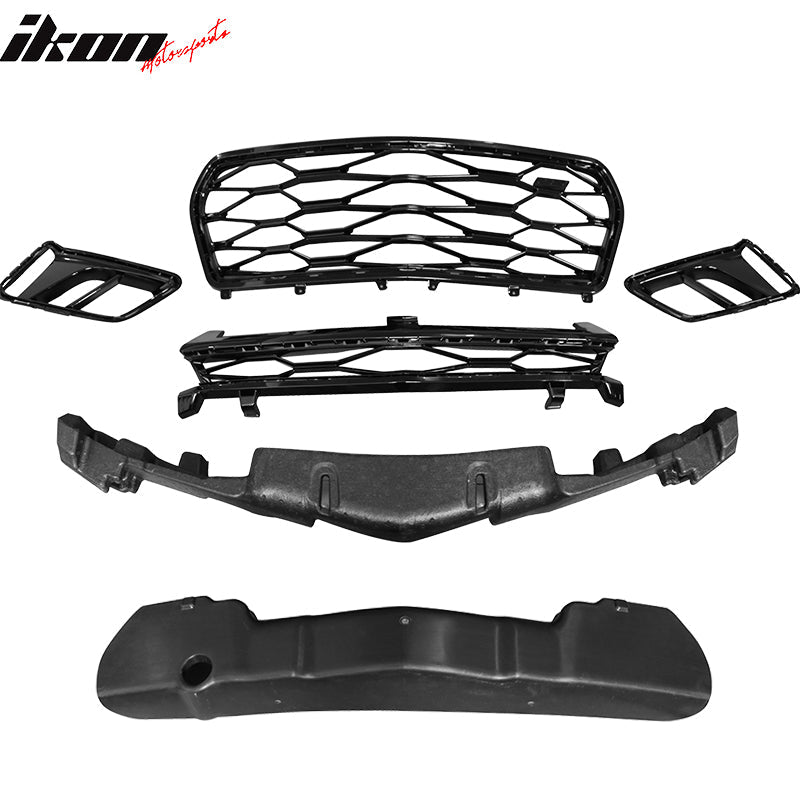 2016-2018 Chevy Camaro ZL1 Unpainted Front Bumper Kit W/ Canards PP