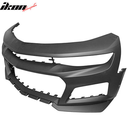 2016-2018 Chevy Camaro ZL1 Unpainted Front Bumper Kit W/ Canards PP