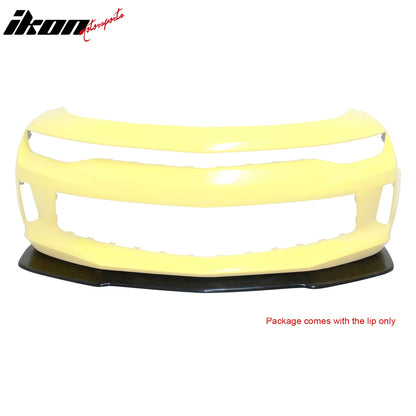 2016-2018 Chevy Camaro V6 1LE Style Unpainted Front Bumper Spoiler PU