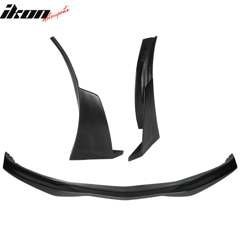 2016-2018 Chevy Camaro SS IKON V5 Style Unpainted Front Bumper Lip 3PC