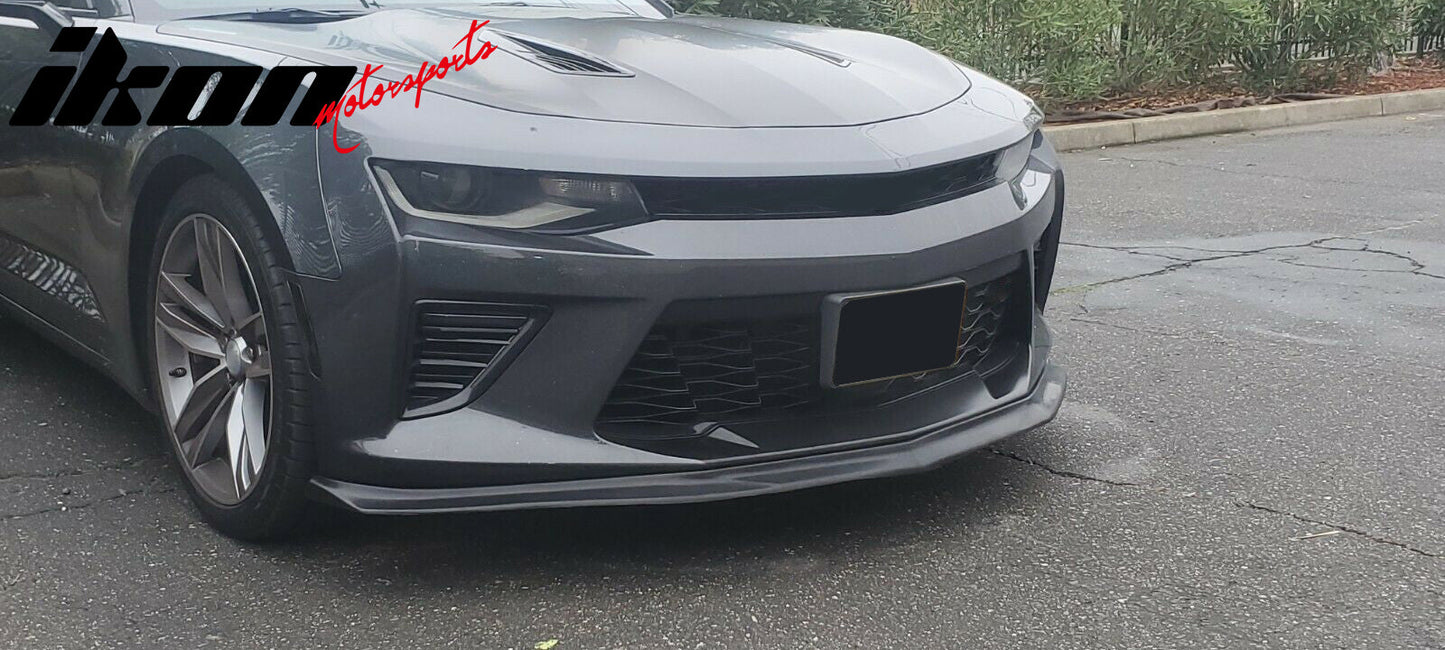 2016-2018 Chevrolet Camaro V8 SS SLP Style Unpainted Front Bumper Lip