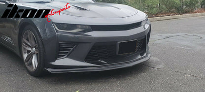 2016-2018 Chevrolet Camaro V8 SS SLP Style Unpainted Front Bumper Lip