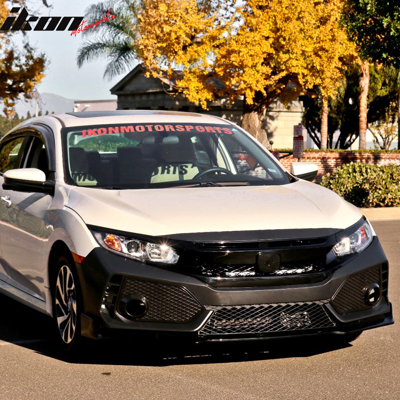 2016-2021 Honda Civic 10th-Gen Type-R Style Front Bumper Conversion