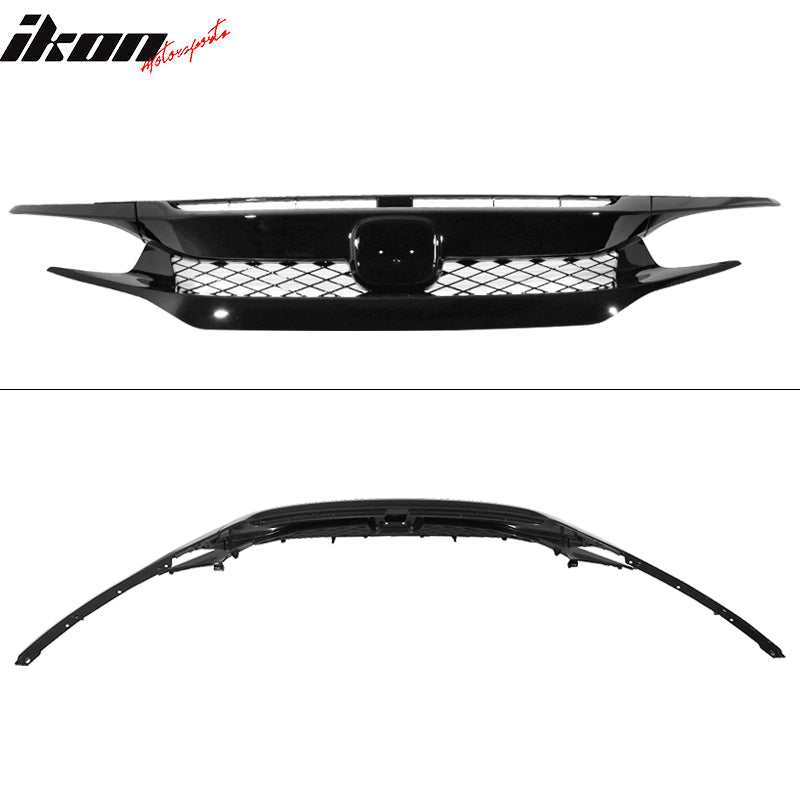 2016-2021 Honda Civic 10TH Gen FK8 Grill Type R Bumper Car Grille