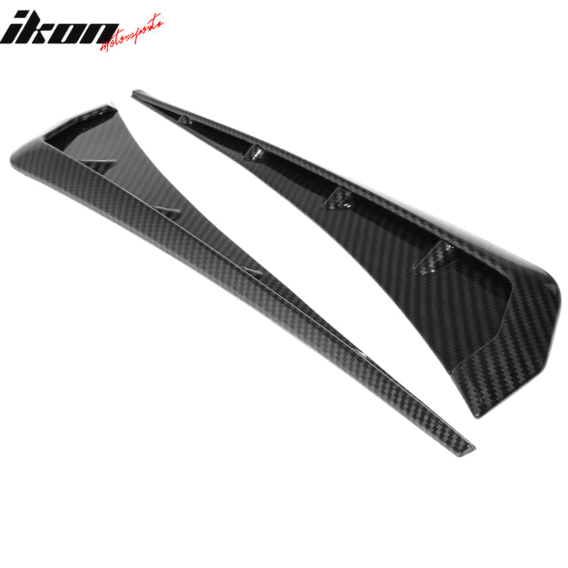 2016-2021 Honda Civic Type-R Style CF Hydro Dip Side Vent Fender ABS