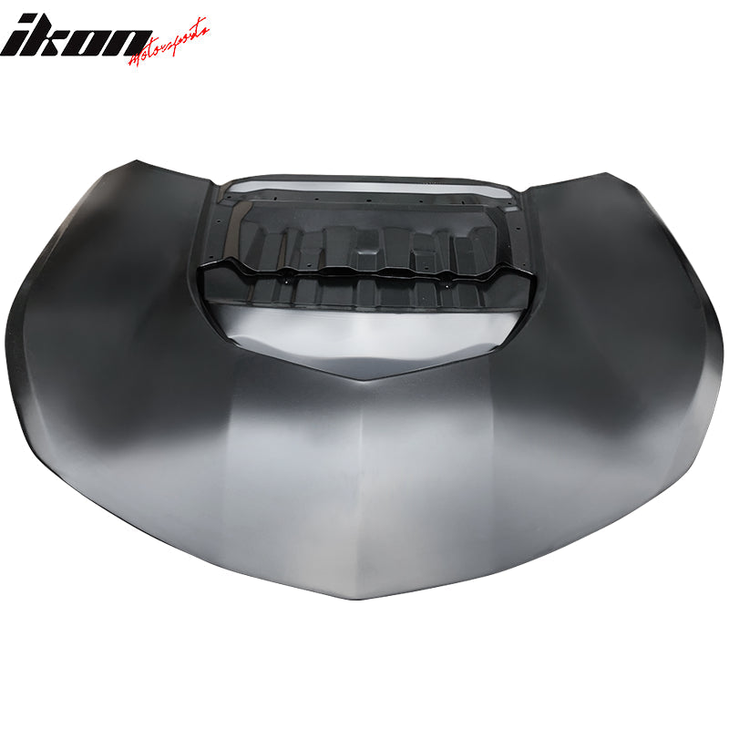 2016-2024 Chevrolet Camaro ZL1 Black Car Hood Guards Aluminum
