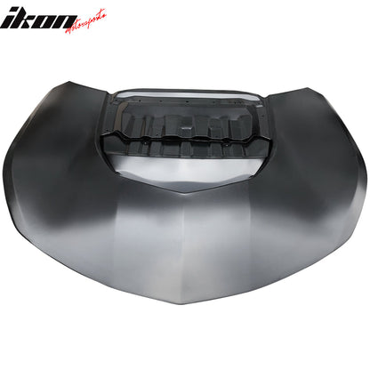2016-2024 Chevrolet Camaro ZL1 Black Car Hood Guards Aluminum