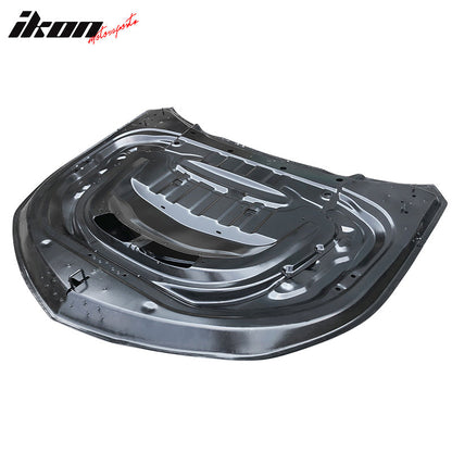 2016-2024 Chevrolet Camaro ZL1 Black Car Hood Guards Aluminum