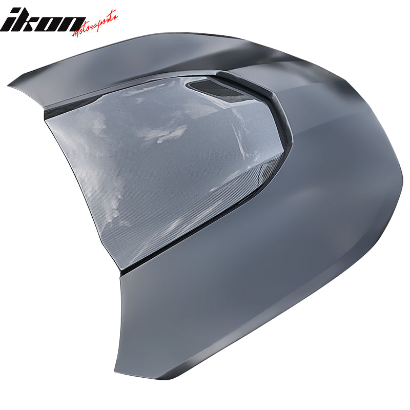 2016-2024 Chevy Camaro ZL1 Black Car Hood Guards Aluminum CF